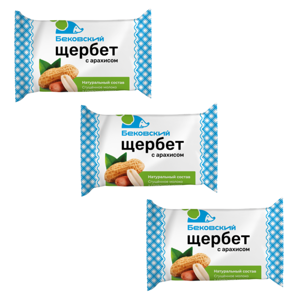 Бековский щербет с арахисом в гофролотке