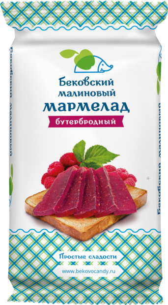 Бековский малиновый бутербродный мармелад