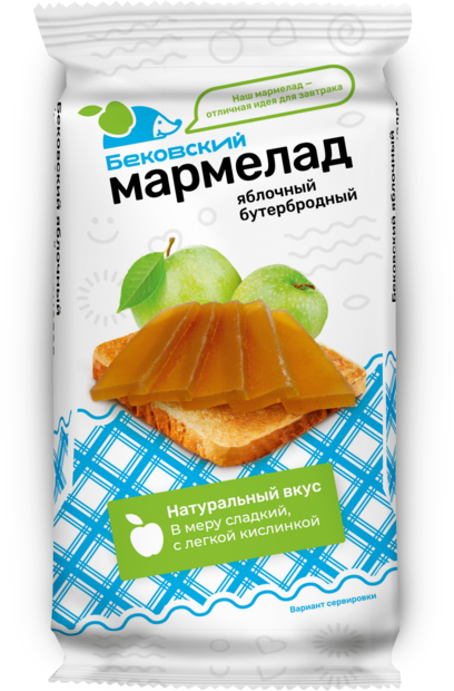 Бековский яблочный бутербродный мармелад
