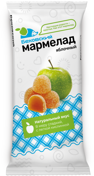 Бековский яблочный мармелад