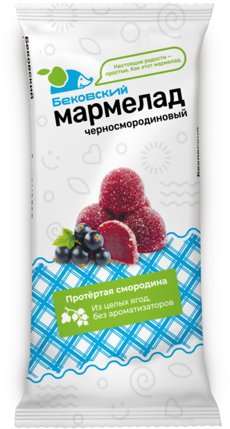 Бековский черносмородиновый мармелад