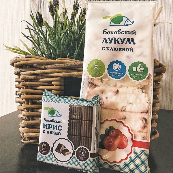 Бековский лукум с клюквой