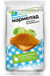 Бековский яблочный бутербродный мармелад