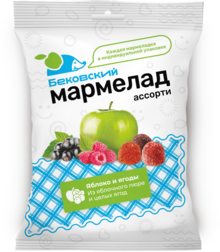 Бековский фруктовый мармелад ассорти